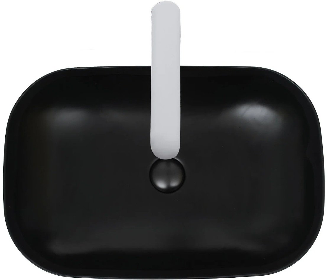 Раковина WeltWasser WW ELBACH 2143P MB накладная прямоугольная 61 см, фаянс