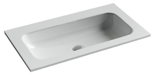 Раковина Ceramicanova CN7012wx накладная прямоугольная 45.7, мрамор