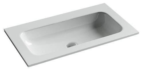 Раковина Ceramicanova CN7012wx накладная прямоугольная 45.7, мрамор