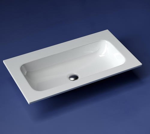 Раковина Ceramicanova CN7012wx накладная прямоугольная 45.7, мрамор