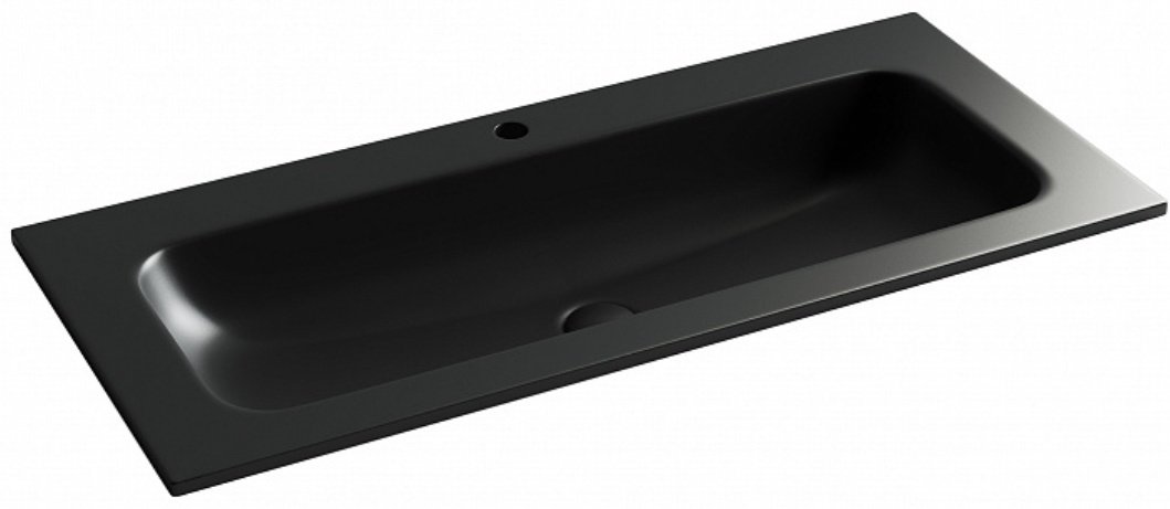 Раковина Ceramicanova CN7013MB врезная прямоугольная 101, санфарфор