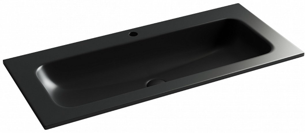 Раковина Ceramicanova CN7013MB врезная прямоугольная 101, санфарфор