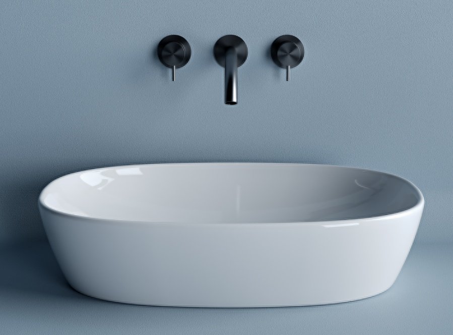 Раковина Ceramicanova CN5039 накладная овальная 60, санфарфор