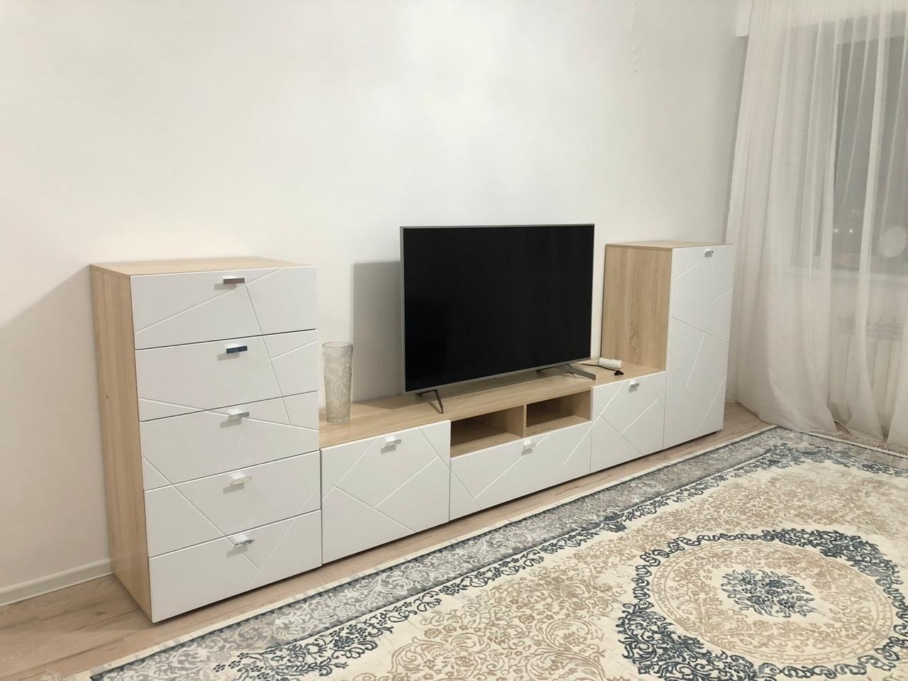Комплект для гостиной DOMA КОМПЛЕКТ ДЛЯ ГОСТИНОЙ/ГОРКА SKY-LOFT-330-МДФ белый, светло-коричневый купить,NaN