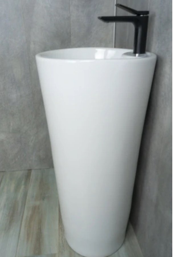 Раковина GID-ceramic Nb131 с пьедесталом круглая 40, керамика