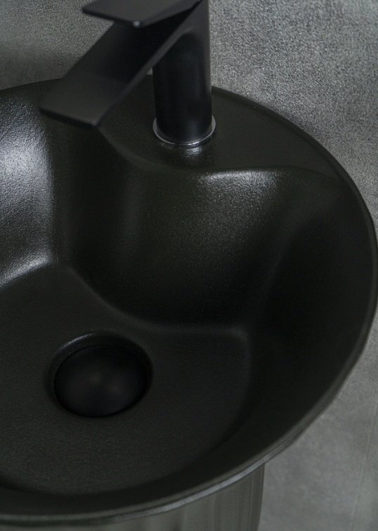 Раковина GID-ceramic Nb132bg с пьедесталом круглая 41, керамика