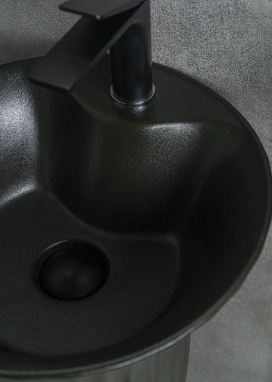 Раковина GID-ceramic Nb132bg с пьедесталом круглая 41, керамика купить,360389