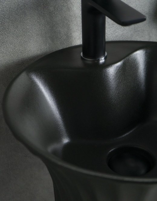 Раковина GID-ceramic Nb132bg с пьедесталом круглая 41, керамика купить,360389