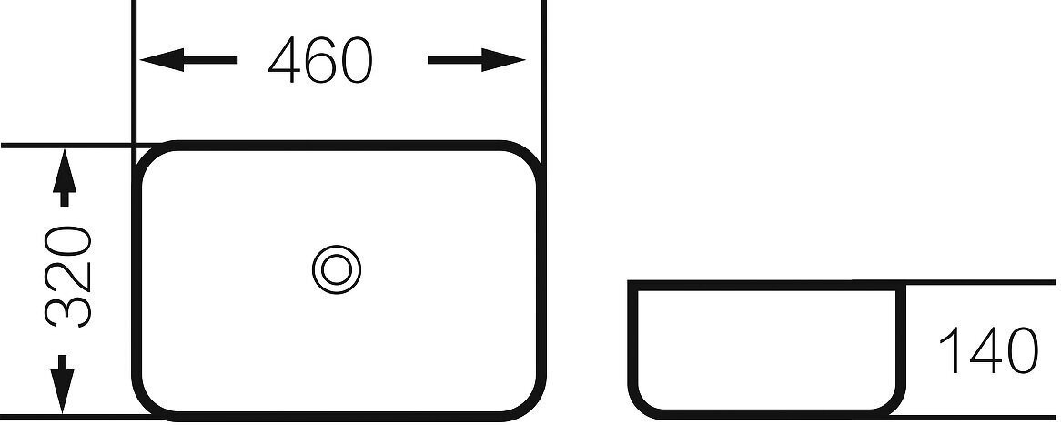 Раковина Grossman GR-4041BW накладная овальная 32 см, фаянс купить,NaN