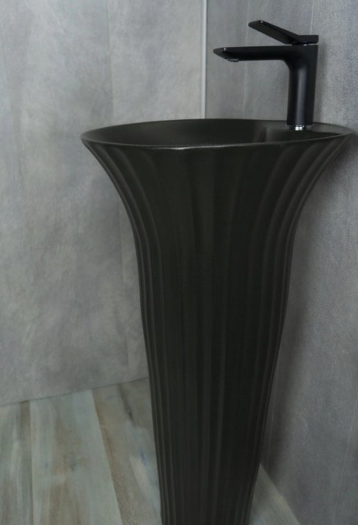 Раковина GID-ceramic Nb132bg с пьедесталом круглая 41, керамика купить,360389