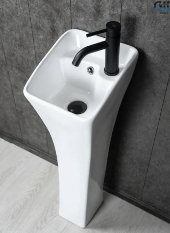 Раковина GID-ceramic M9012 с пьедесталом прямоугольная 30, керамика купить,181189