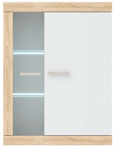 Стенка DOMA SONATA-HBC-800 52528289 280х199.6х36.8 см, белый, светло-коричневый купить,NaN