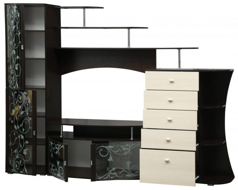 Стенка DOMA OLIMP М15 561651650 260х195х50 см, коричневый купить,NaN