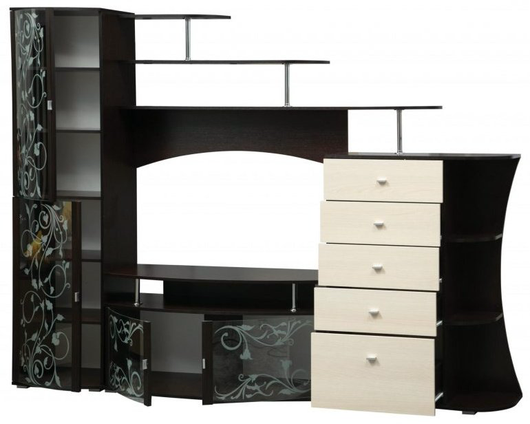 Стенка DOMA OLIMP М15 561651650 260х195х50 см, коричневый купить,NaN