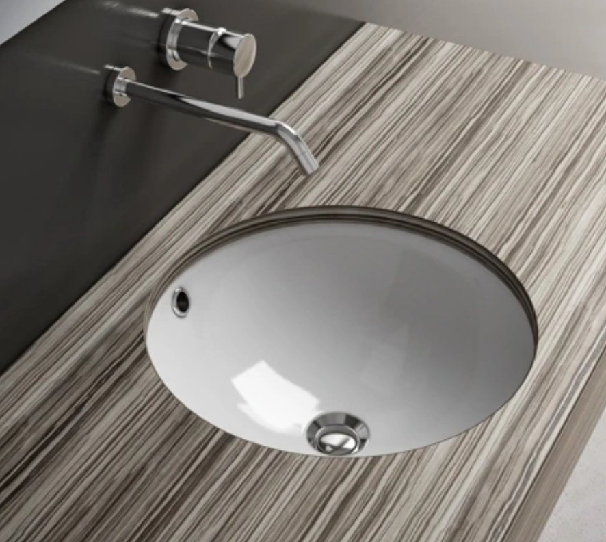 Раковина GID-ceramic YJ848 врезная круглая 43, керамика купить,70645