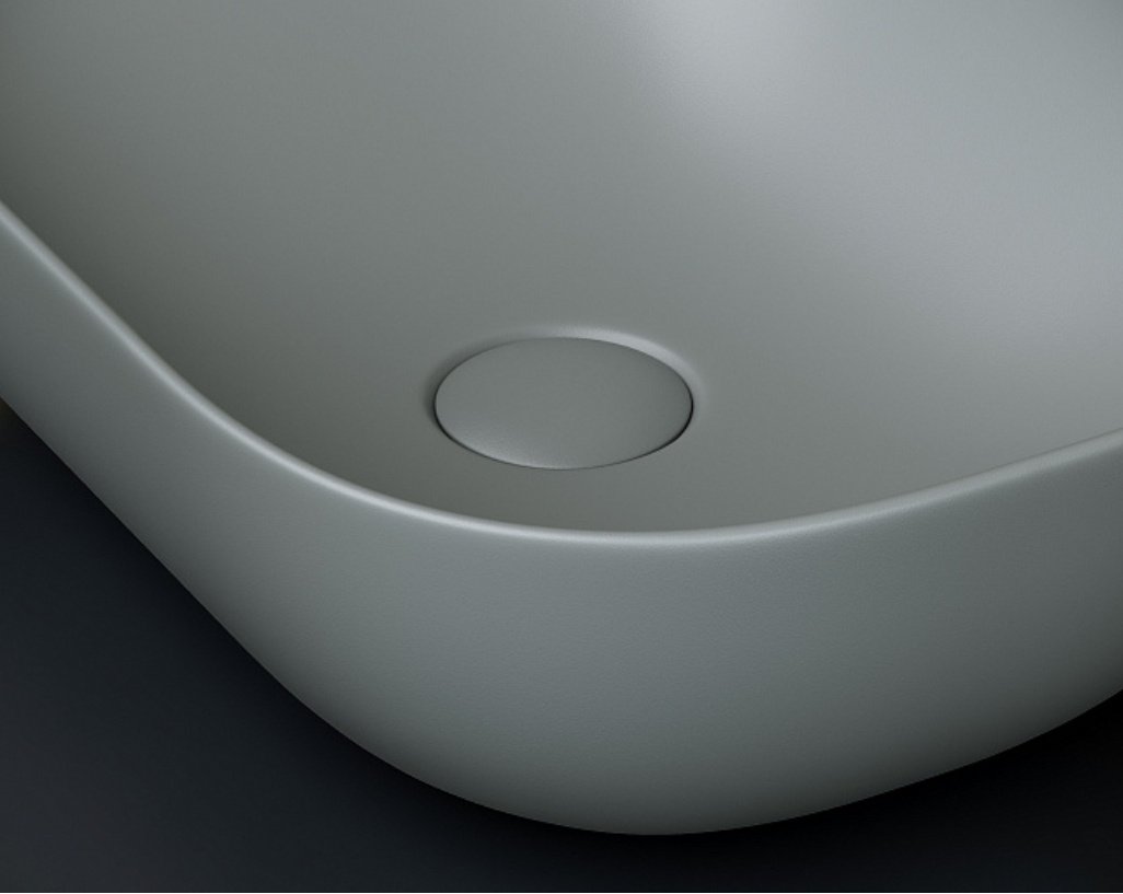 Раковина Ceramicanova CN6009MH накладная прямоугольная 46, санфарфор купить,247400