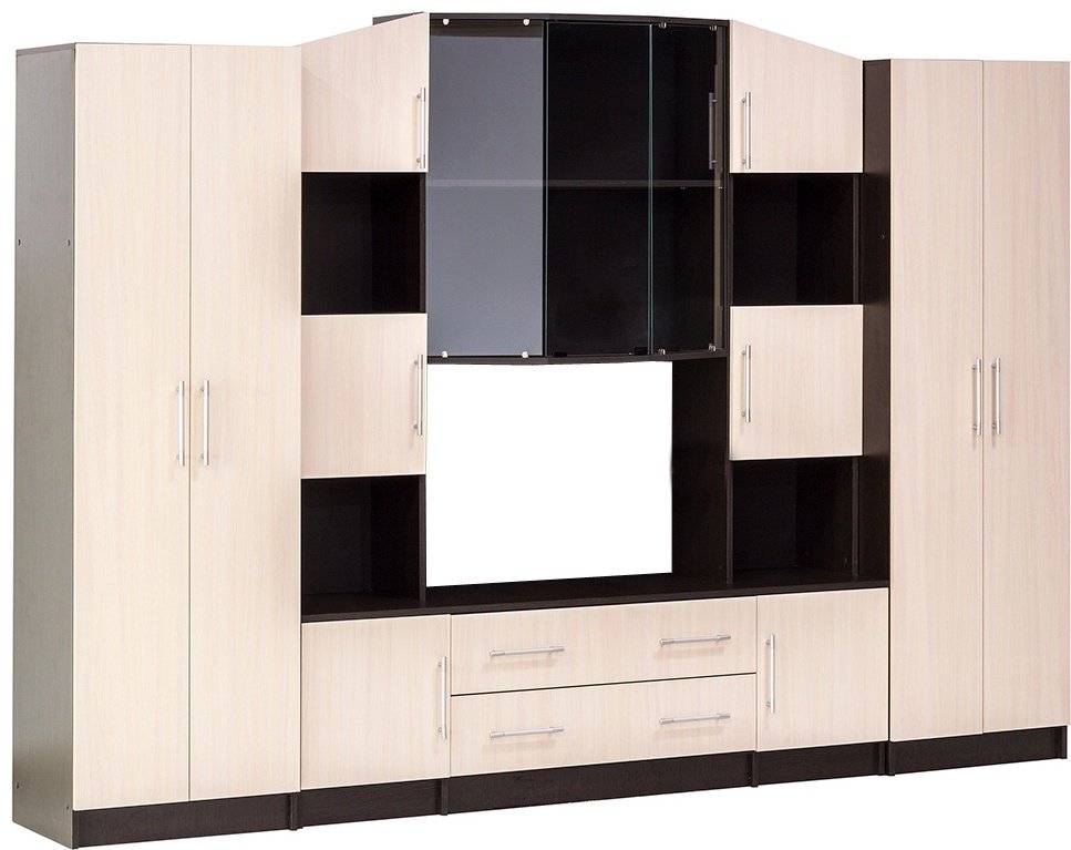 Стенка DOMA MAKARENAS 84651 200х167х42.5 см, коричневый, бежевый купить,NaN
