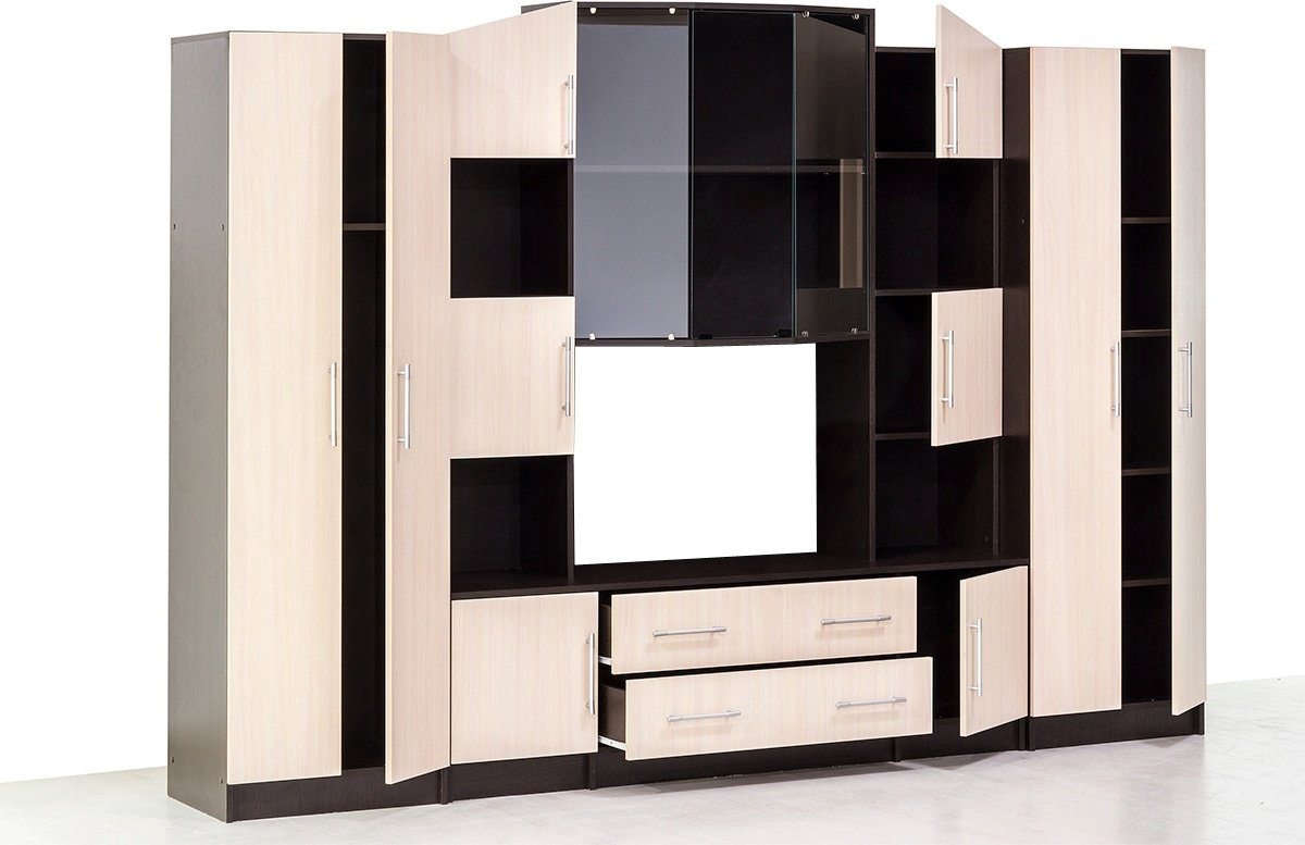 Стенка DOMA MAKARENAS 84651 200х167х42.5 см, коричневый, бежевый купить,NaN