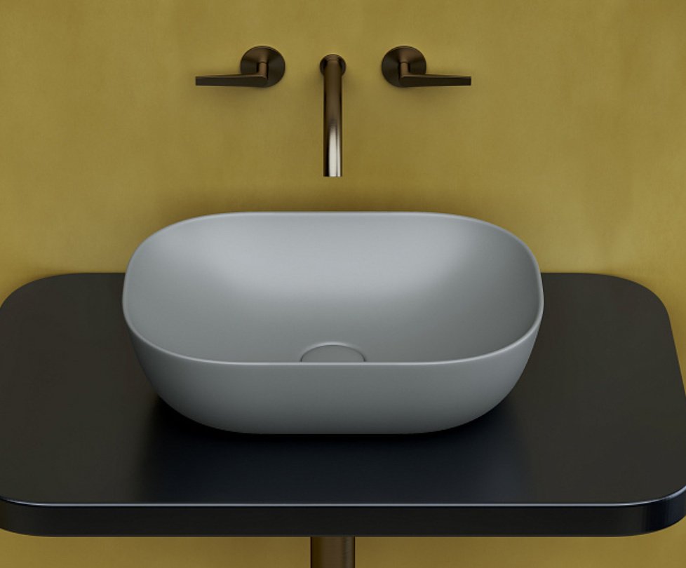 Раковина Ceramicanova CN6009MH накладная прямоугольная 46, санфарфор купить,247400