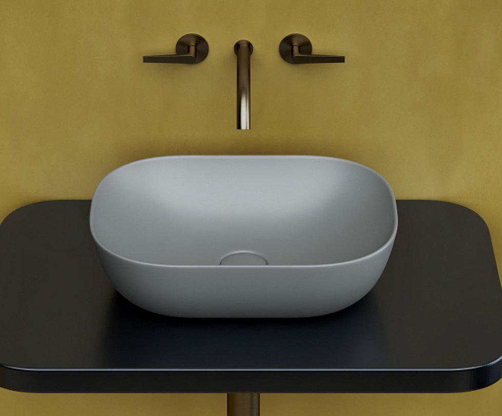 Раковина Ceramicanova CN6009MH накладная прямоугольная 46, санфарфор купить,247400