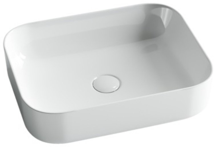 Раковина Ceramicanova CN6011 накладная прямоугольная 50, санфарфор купить,129350
