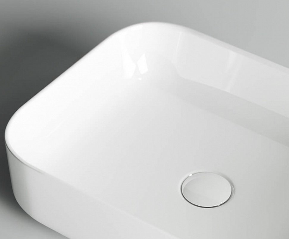Раковина Ceramicanova CN6011 накладная прямоугольная 50, санфарфор купить,129350