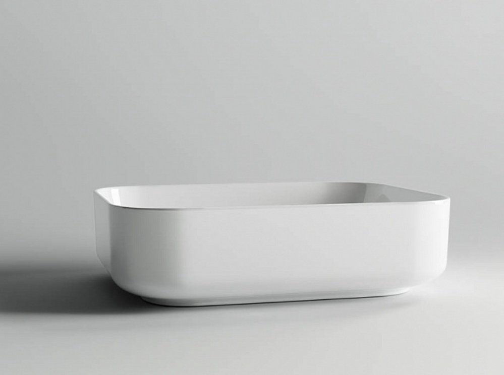 Раковина Ceramicanova CN6011 накладная прямоугольная 50, санфарфор купить,129350