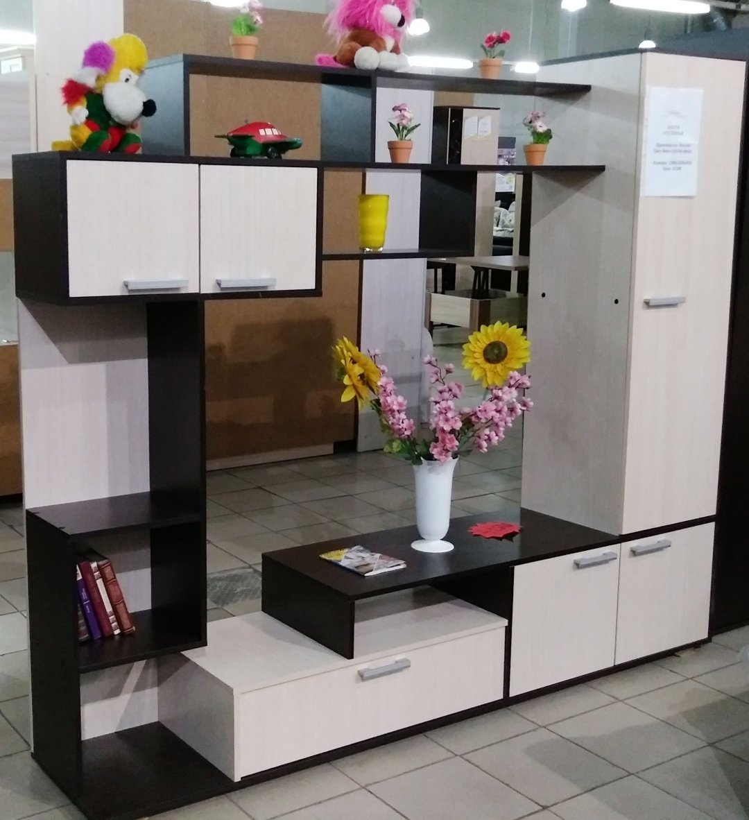 Стенка DOMA KAPRI-Z 4512 210х182х41.6 см, коричневый, бежевый купить,NaN