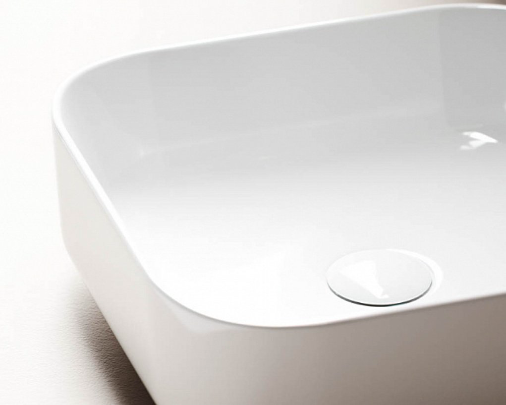 Раковина Ceramicanova Element CN6012 накладная квадратная 38, санфарфор купить,115320