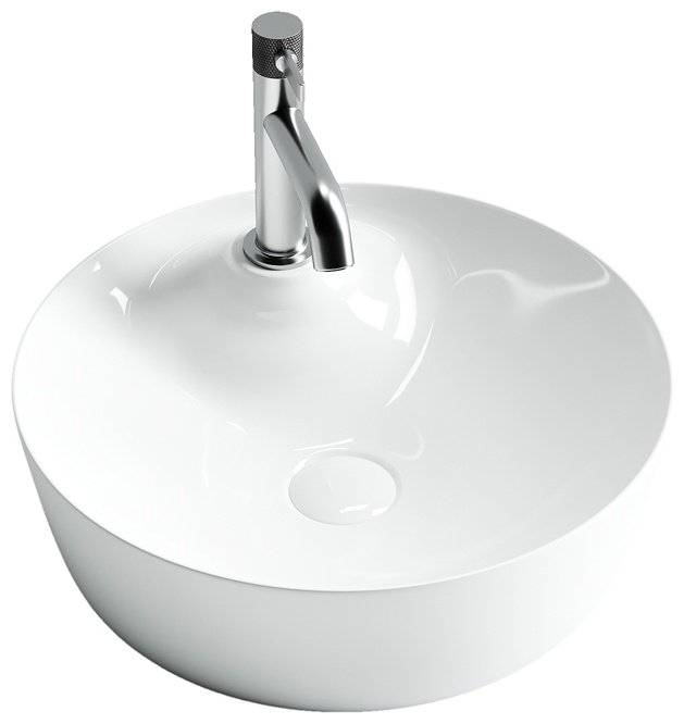 Раковина Ceramicanova CN6014 накладная круглая 43.5, мрамор купить,102800