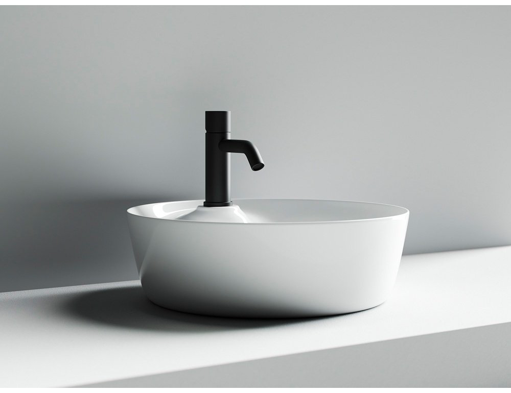 Раковина Ceramicanova CN6014 накладная круглая 43.5, мрамор купить,102800