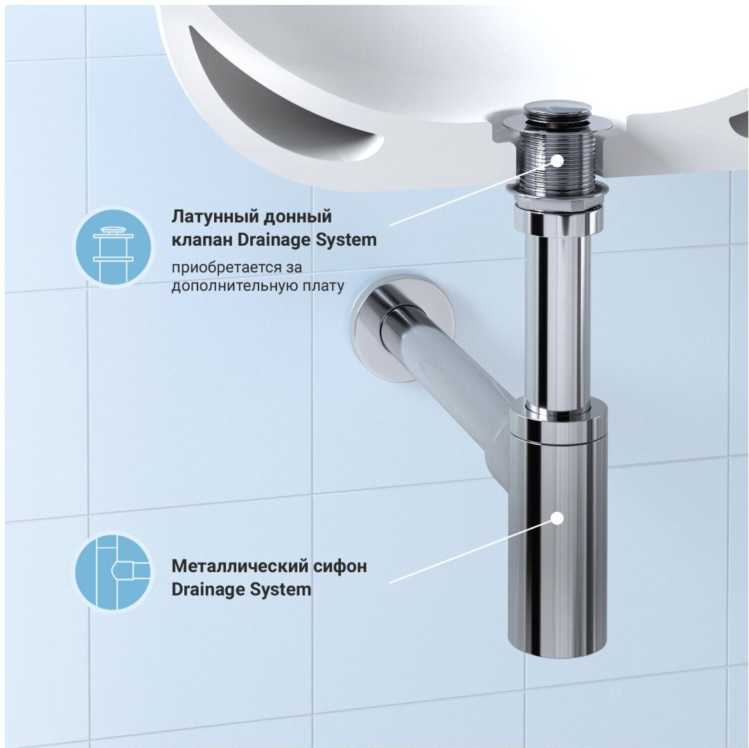 Раковина Lavinia Boho Bathroom Sink 21520168 накладная круглая 40, фаянс купить,NaN