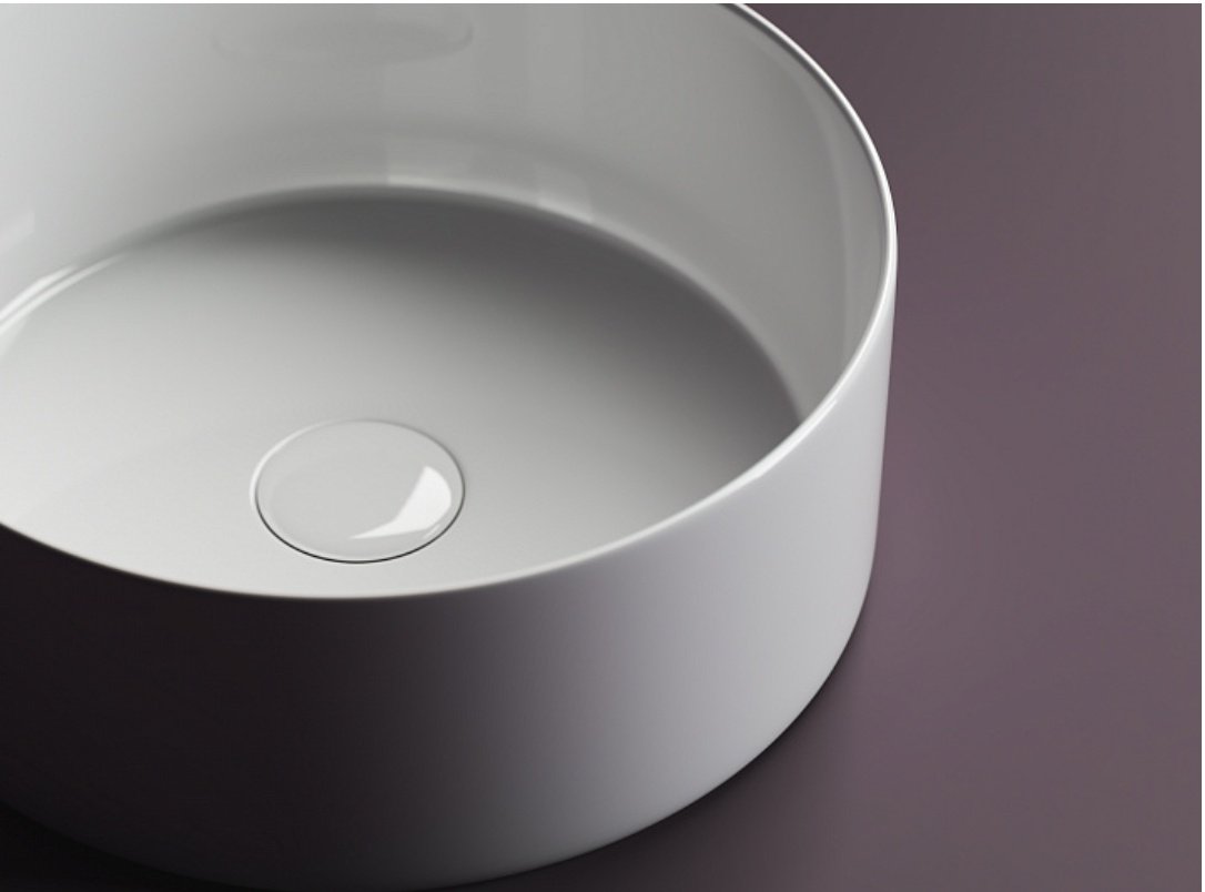 Раковина Ceramicanova Element CN6032 накладная круглая 36, санфарфор