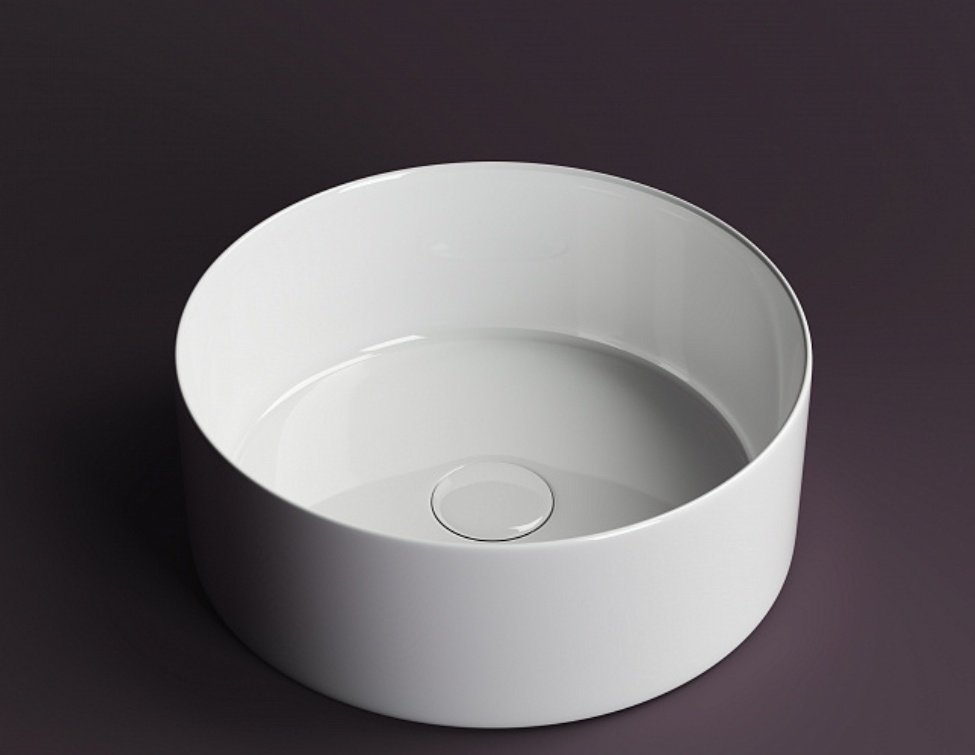 Раковина Ceramicanova Element CN6032 накладная круглая 36, санфарфор