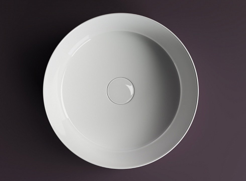 Раковина Ceramicanova Element CN6032 накладная круглая 36, санфарфор