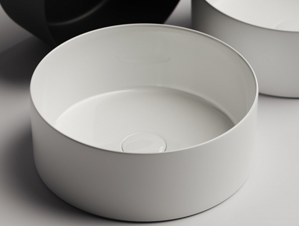 Раковина Ceramicanova Element CN6032 накладная круглая 36, санфарфор