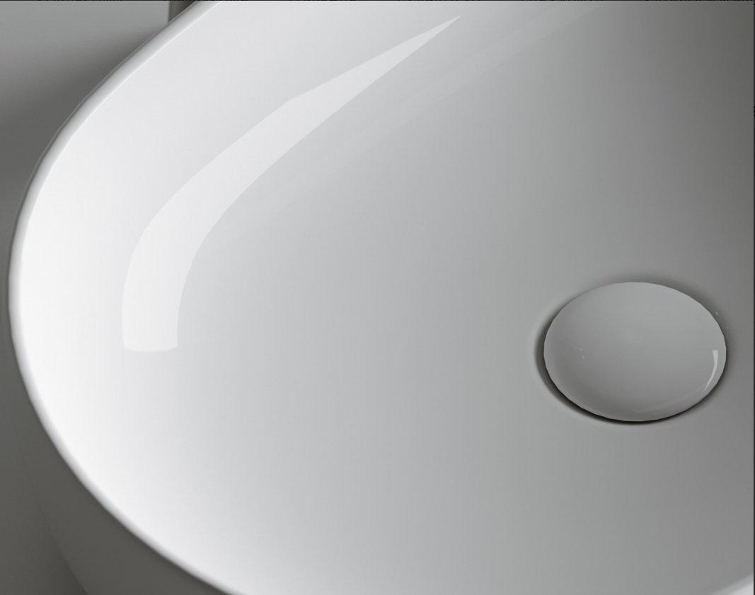 Раковина Ceramicanova CN6047 накладная овальная 60, санфарфор