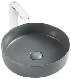 Раковина WeltWasser WW ELBACH 3134 MDG накладная круглая 35.5 см, фаянс