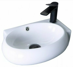 Раковина GID-ceramic N9100L подвесная овальная 45, керамика