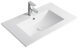 Раковина GID-ceramic 9070e накладная прямоугольная 46.5, фаянс