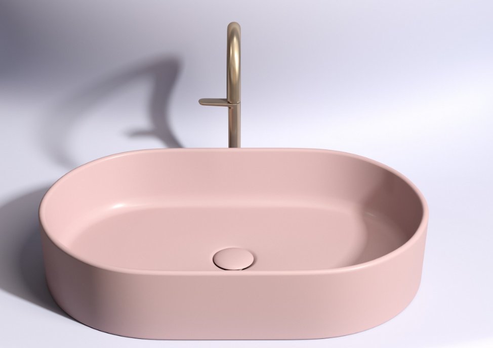 Раковина Ceramicanova CN6048MP накладная овальная 60, санфарфор