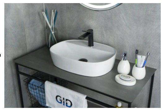 Раковина GID-ceramic N9045 накладная овальная 50, керамика купить,NaN