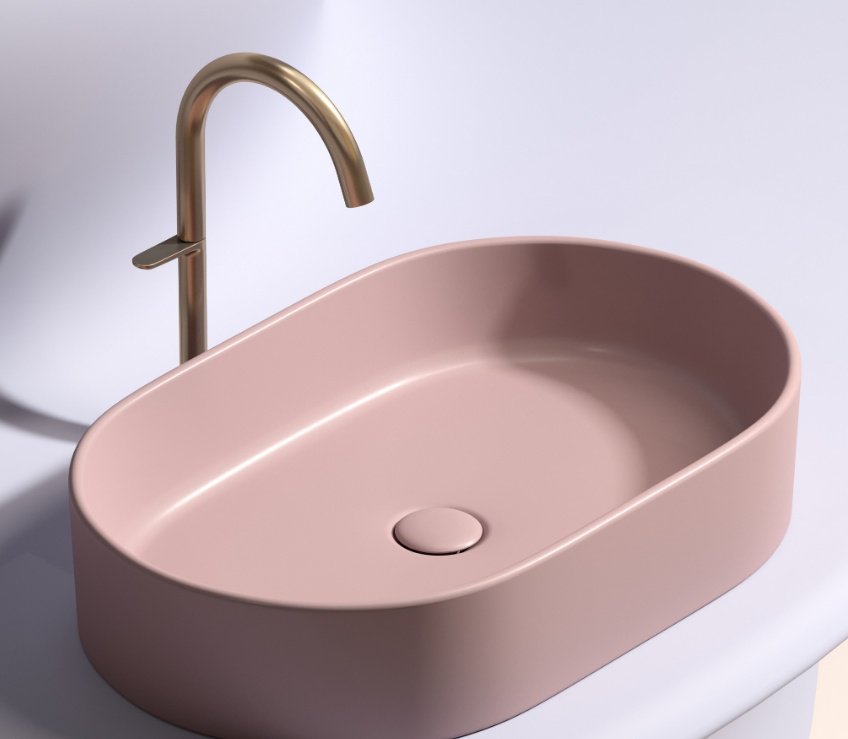 Раковина Ceramicanova CN6048MP накладная овальная 60, санфарфор