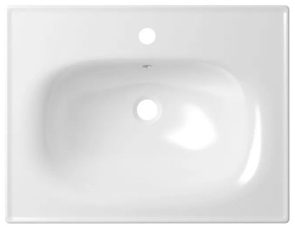 Раковина Lavinia Boho Bathroom Sink 33312010 врезная прямоугольная 46, фарфор