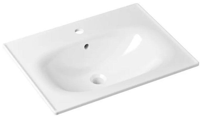 Раковина Lavinia Boho Bathroom Sink 33312010 врезная прямоугольная 46, фарфор