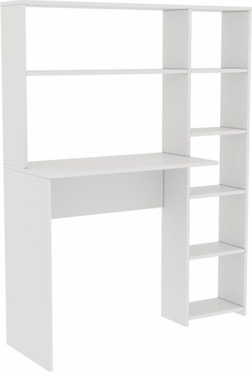 Стол компьютерный с надстройкой DOMA ST04, 113х40x142 см, белый купить,NaN