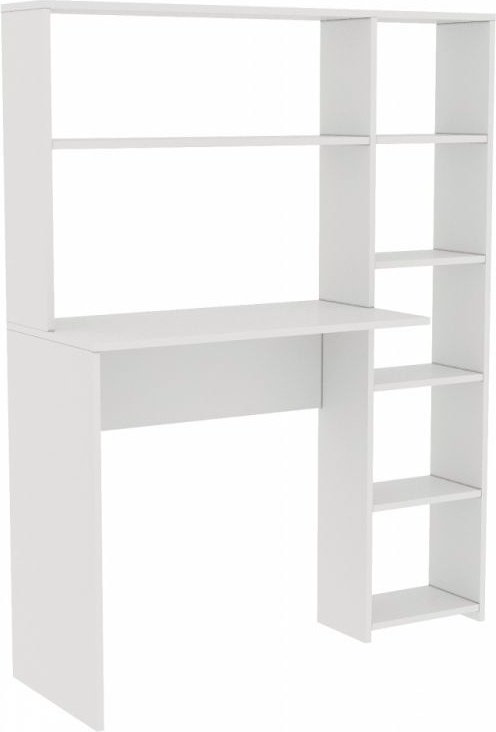 Стол компьютерный с надстройкой DOMA ST04, 113х40x142 см, белый купить,NaN