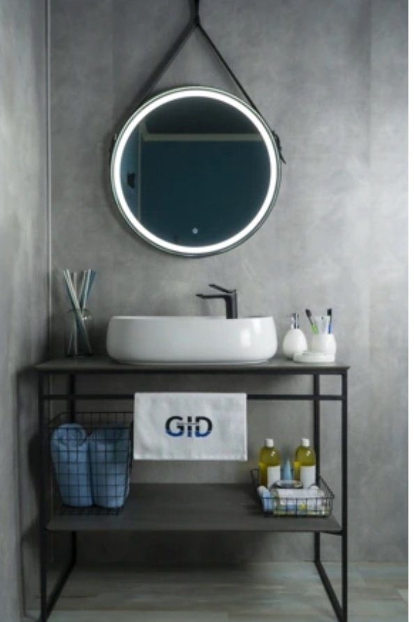 Раковина GID-ceramic N9048 накладная овальная 59, керамика купить,68655