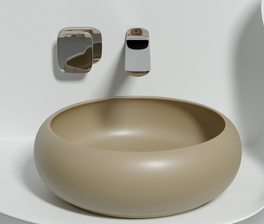 Раковина Ceramicanova CN6050MC накладная круглая 36, санфарфор купить,247400