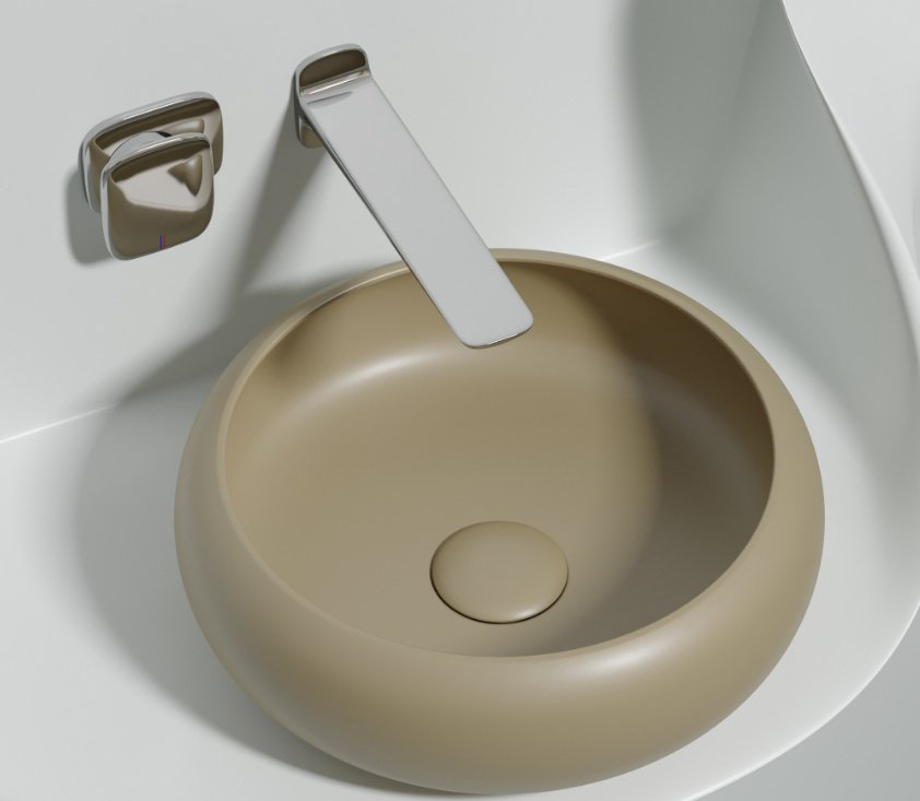 Раковина Ceramicanova CN6050MC накладная круглая 36, санфарфор купить,247400